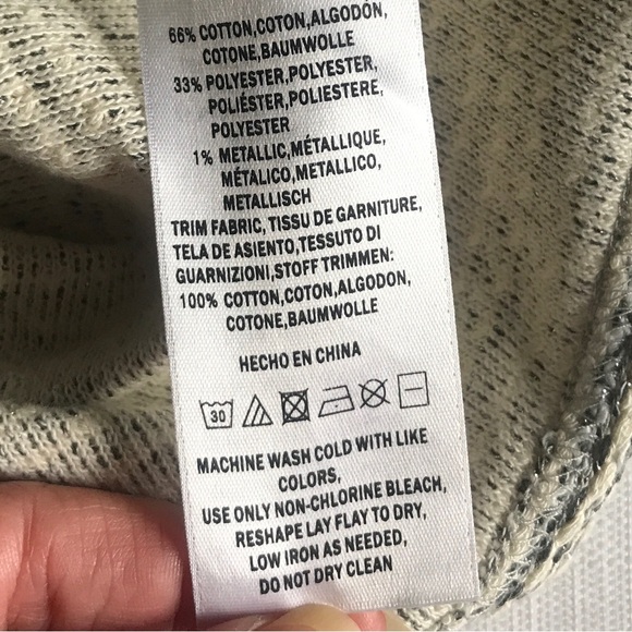 Meadow Rue Anthropologie Medium Shimmering Tweed Grey Boucher Tunic Top Dress - Picture 12 of 14